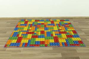 Associated Weavers Dětský kusový koberec Kostky Lego Rozměr: 150x200 cm