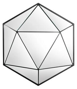 Nástěnné zrcadlo DIAMOND 60 CM černé Zrcadla | Kulatá