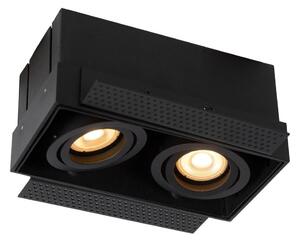 Lucide 09925/02/30 - Podhledové svítidlo TRIMLESS 2xGU10/50W/230V černá
