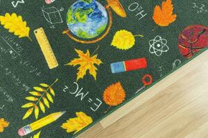 AW Dětský kusový koberec Škola vícebarevný Rozměr: 150x300 cm