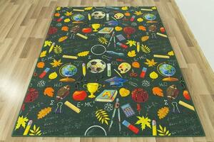 AW Dětský kusový koberec Škola vícebarevný Rozměr: 100x150 cm