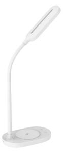 LED Stmívatelná dotyková lampa s bezdrátovým nabíjením OCTAVIA LED/7W/230V bílá