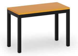 Šatní lavice, sedák - lamino, délka 600 mm, oranžová