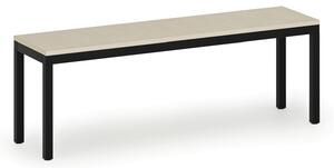 Šatní lavice, sedák - lamino, délka 1200 mm, buk