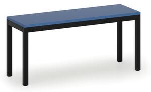 Šatní lavice, sedák - lamino, délka 900 mm, modrá