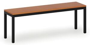 Šatní lavice, sedák - lamino, délka 1200 mm, třešeň