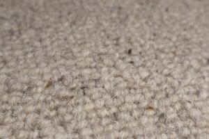 Avanti Metrážový koberec Alfawool 40 šedý - Kruh s obšitím cm