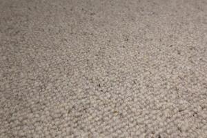Avanti Metrážový koberec Alfawool 40 šedý - Kruh s obšitím cm