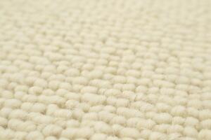 Avanti Metrážový koberec Alfawool 86 bílý - Bez obšití cm