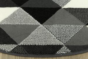 Balta Kulatý koberec LUNA 503430/56911 šedý trojúhelníky Rozměr: průměr 70 cm