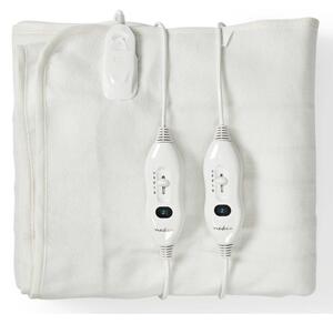 Nedis PEBL110CWT2 - Elektrická vyhřívací deka pro dvě osoby 120W/230V 160x140 cm