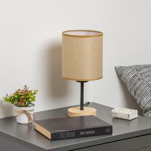 Brilagi - Stolní lampa NUBILA WOOD 1xE27/25W/230V dub/světle hnědá