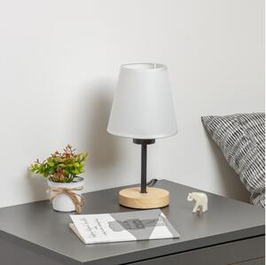 Brilagi - Stolní lampa NUBILA WOOD 1xE27/25W/230V dub/bílá