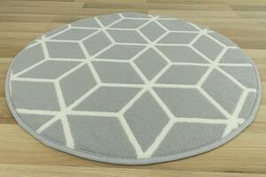 Balta Kulatý koberec LUNA 503746/89944 světle šedý Rozměr: průměr 80 cm