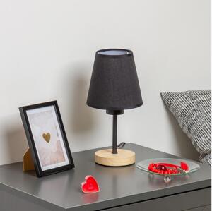 Brilagi - Stolní lampa NUBILA WOOD 1xE27/25W/230V dub/černá