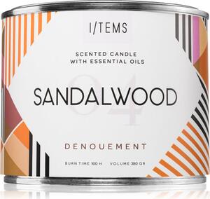 I/TEMS Essential Outdoor Sandalwood venkovní svíčka 380 g