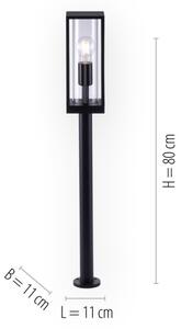 Paul Neuhaus 9497-13 - Venkovní lampa EMIL 1xE27/60W/230V IP44