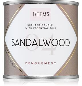 I/TEMS Essential 04 / Sandalwood vonná svíčka 100 g