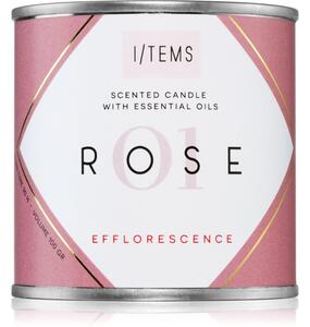 I/TEMS Essential 01 / Rose vonná svíčka 100 g