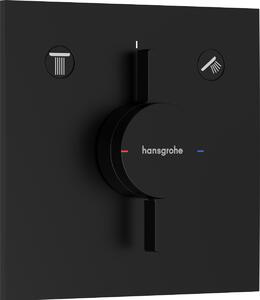Hansgrohe DuoTurn E - Baterie pod omítku pro 2 spotřebiče, černá matná 75417670