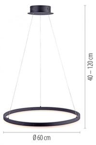 Paul Neuhaus 2382-13 - LED Stmívatelný lustr na lanku TITUS LED/38,5W/230V