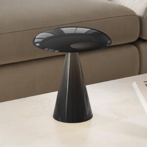 Beacon Lighting Akumulátorová LED stolní lampa Kinoko, černá, 27 cm,, stmívatelný, Černá, Obývací pokoj / jídelna, Plast, Moderní
