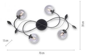 Paul Neuhaus 6724-18 - LED Přisazený lustr WIDOW 4xG9/3W/230V