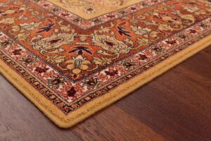 Vlněný kusový koberec Agnella Isfahan Leyla Jantarový Rozměr: 300x400 cm
