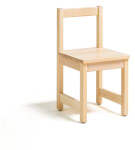 AJ Produkty Dětská židle TESSA, výška 360 mm, bříza