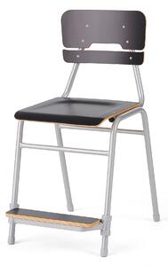 AJ Produkty Školní židle ADDITO, výška 500 mm, černá