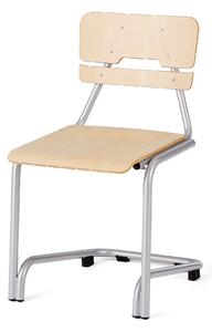 AJ Produkty Školní židle DOCTRINA, výška 450 mm, bříza