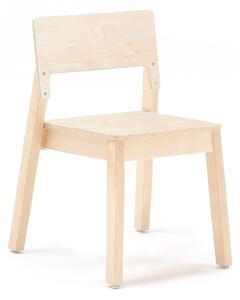 AJ Produkty Dětská židle LOVE, výška 380 mm, bříza, bříza