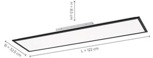 Leuchten Direkt 14757-18- LED Stmívatelný přisazený panel FLAT LED/36W/230V + DO
