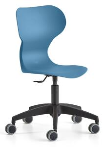AJ Produkty Židle BRIAN, na kolečkách, modrá