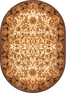 Oválný vlněný koberec Agnella Agnus Starosta Sahara Rozměr: 170x240 cm