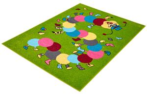 Kusový koberec Agnella Funky Iwo Limonka Rozměr: 80x120 cm