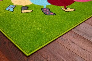 Kusový koberec Agnella Funky Iwo Limonka Rozměr: 80x120 cm