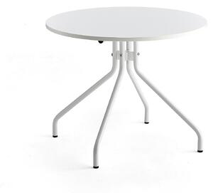 AJ Produkty Stůl AROUND, Ø900 mm, bílá, bílá