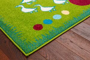 Dětský kusový koberec Agnella Funky Top Myk Zelený Rozměr: 160x220 cm
