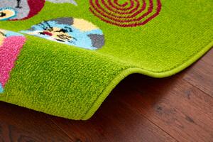 Dětský kusový koberec Agnella Funky TOP SUS zelený Rozměr: 160x220 cm
