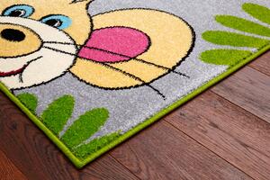 Dětský kusový koberec Agnella Funky TOP TIG grafitový Rozměr: 160x220 cm