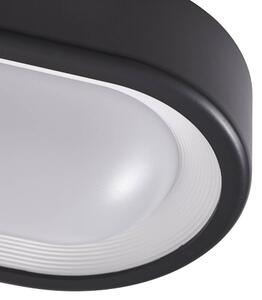 Lindby - Niniel Oval LED Venkovní Stropní Lampa Černá/BíláLindby - Lampemesteren