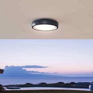 Lindby - Niniel Round LED Venkovní Stropní Lampa Černá/BíláLindby - Lampemesteren