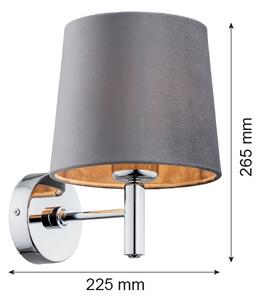 Argon 4725 - Nástěnné svítidlo BOLZANO 1xE27/15W/230V