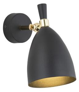 Argon 4701 - Nástěnné svítidlo CHARLOTTE 1xE27/15W/230V černá/zlatá