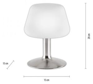 Paul Neuhaus 4078-55 -LED Stmívatelná stolní lampa TILL 1xG9/3W/230V matný chrom
