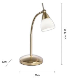 Paul Neuhaus 4001-60 - LED Stmívatelná stolní lampa PINO 1xG9/3W/230V zlatá