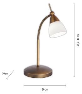 Paul Neuhaus 4001-11 - LED Stmívatelná stolní lampa PINO 1xG9/3W/230V měď