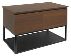 Koupelnová skříňka s krycí deskou SAT B-Way 119x57x45 cm ořech mat BWAY120NUTDF