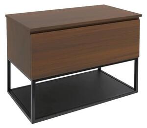 Koupelnová skříňka s krycí deskou SAT B-Way 59x57x45 cm ořech mat BWAY60NUTDF